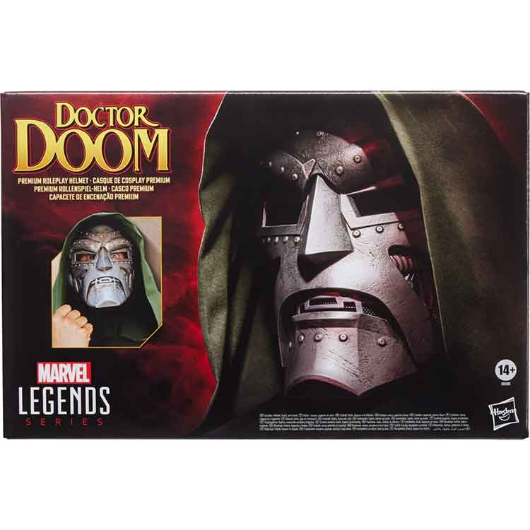 Marvel Legends Doctor Doom 1:1 Scale Helmet Prop Replica with Hood