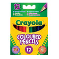 Crayola Half Length Coloured Pencils – School Art Supplies (12 Pack)