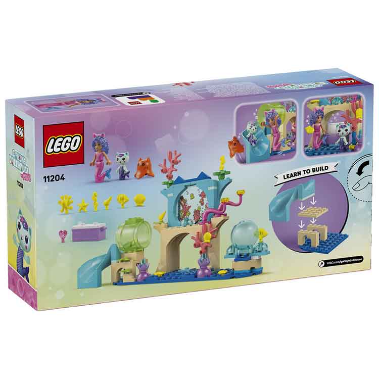 LEGO Gabby's Dollhouse 11204 Mermaid Gabby's Aquarium Adventure Toy