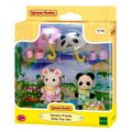 Sylvanian Families Rainy Day Friends - Panda & Mouse Baby Figures Set