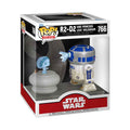 Funko POP! Deluxe Star Wars: R2-D2 with Princess Leia Vinyl Figure