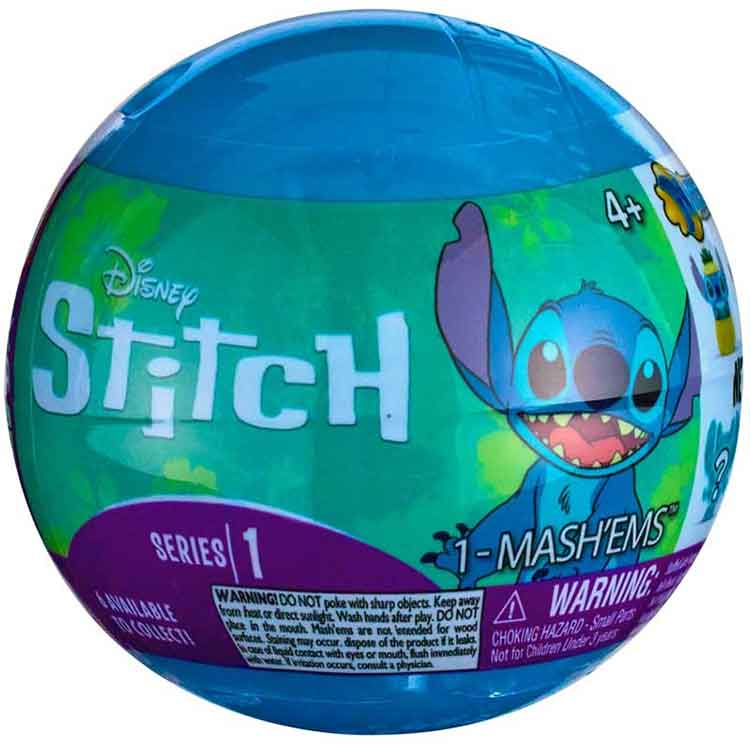 Disney Stitch Mash'ems Collectible Squishy Figure - Blind Box Assorted