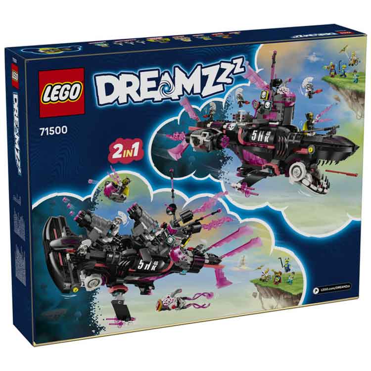 LEGO DREAMZzz Nightmare Shark Submarine 71500 Building Set for Kids