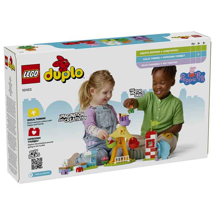 LEGO DUPLO Peppa Pig Fun Fair 10453 Building Set for Toddlers