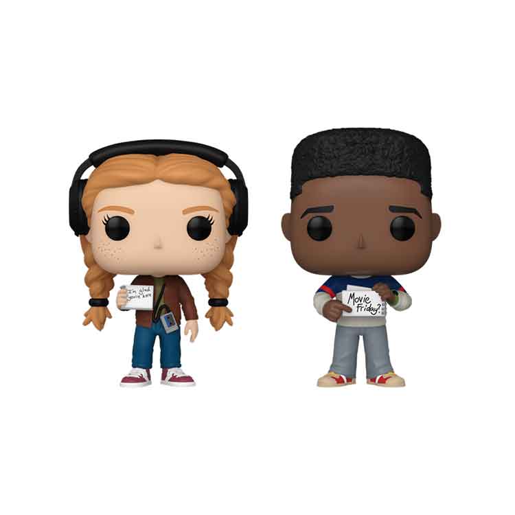 Funko POP! Stranger Things S4 - Max & Lucas Vinyl Figures 2-Pack
