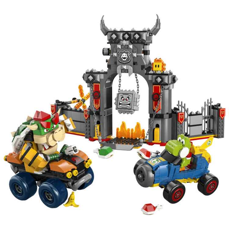 LEGO Super Mario Kart Bowser's Castle Building Set with Yoshi - 72039