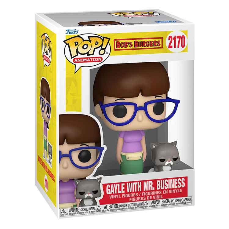 Funko Pop! Bob's Burgers Gayle with Mr. Business Vinyl Figure