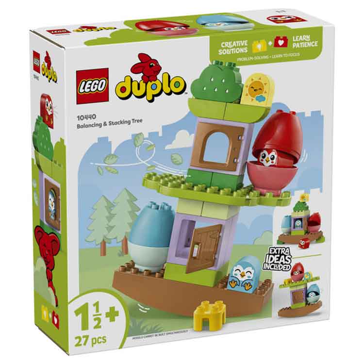 LEGO DUPLO 10440 Balancing & Stacking Tree House Toy for Toddlers