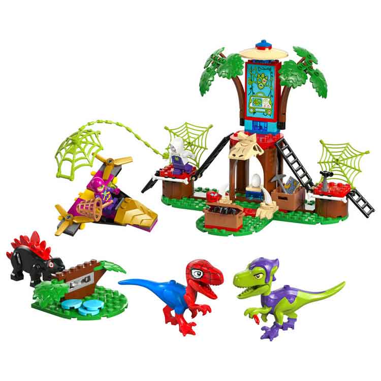 LEGO Spidey and His Amazing Friends Raptor Battle at Tree House 11200