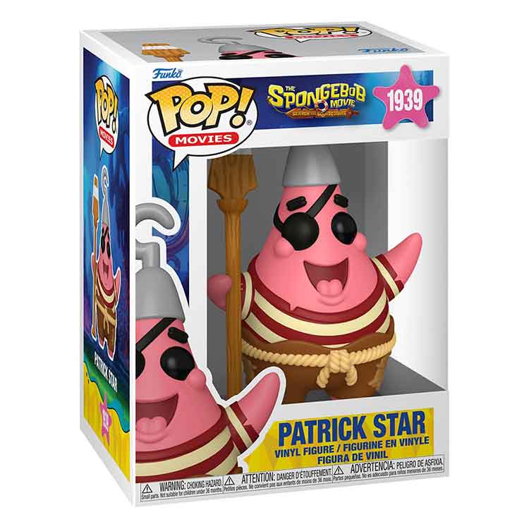 Funko Pop! SpongeBob SquarePants – Patrick Star (Pirate) Vinyl Figure