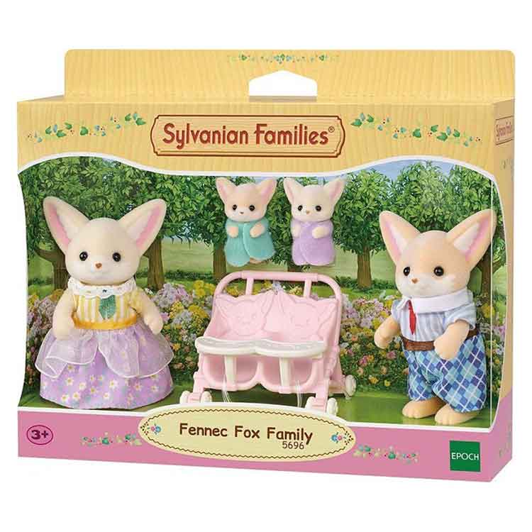 Sylvanian Families Fennec Fox Family - Collectible Miniature Figures