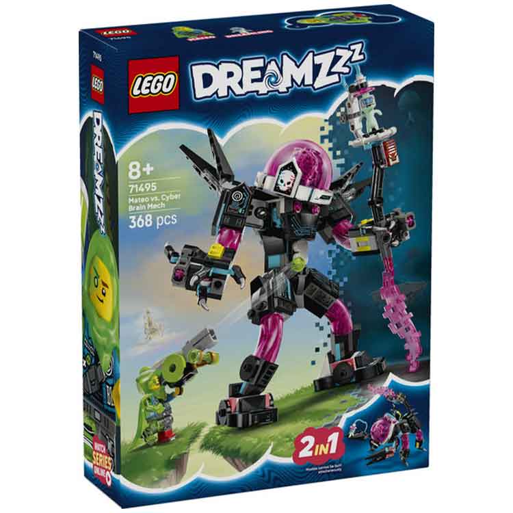 LEGO DREAMZzz Mateo vs. Cyber Brain Mech 71495 Building Set Toy