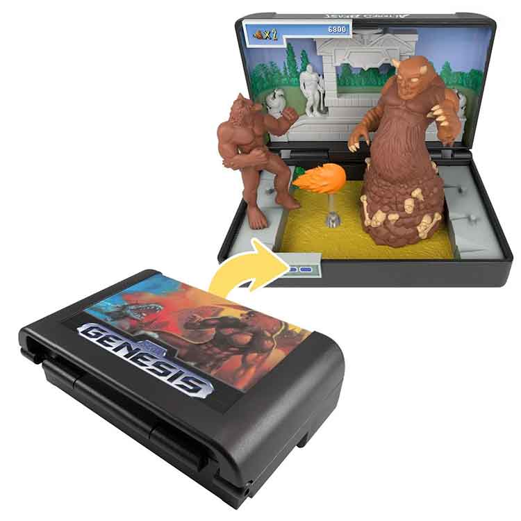 Console Heroes Sega Genesis Altered Beast Diorama – Retro Gaming Playset