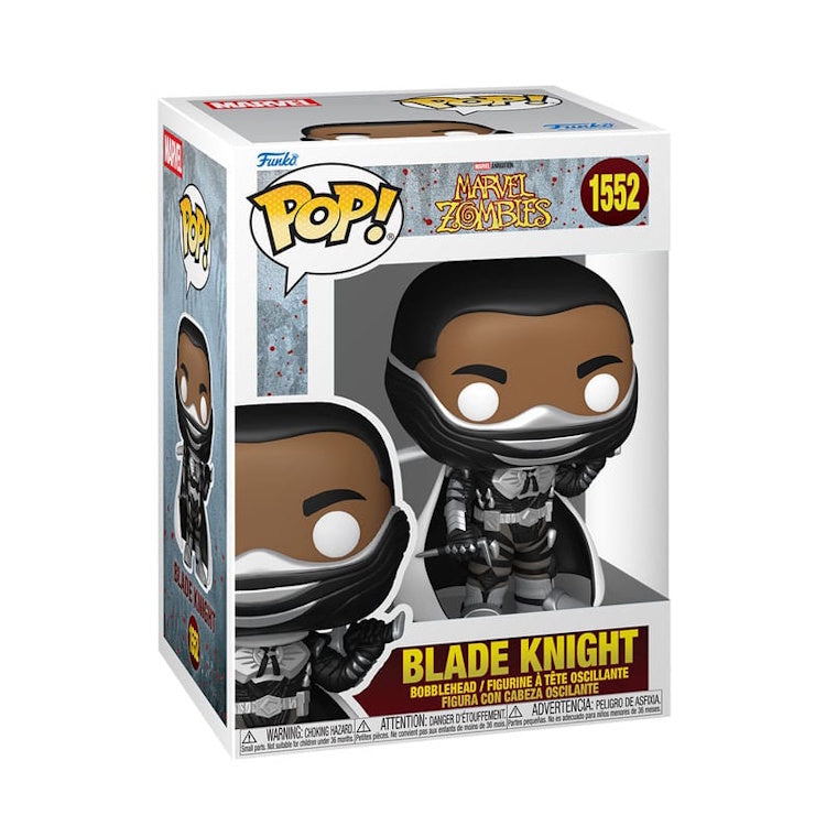 Funko Pop! Marvel Zombies: Blade Knight Vinyl Figure - 9cm