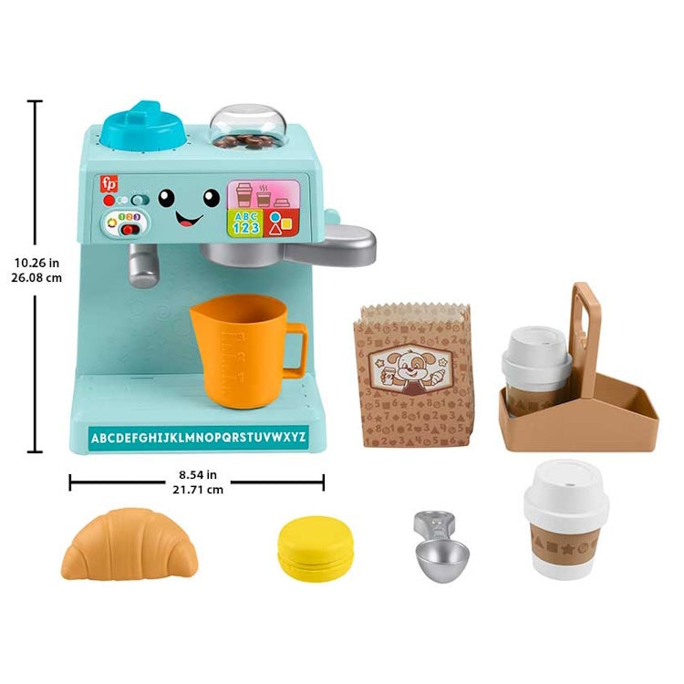 Fisher-Price Laugh & Learn Serve Coffee Café – Interactive Barista Playset