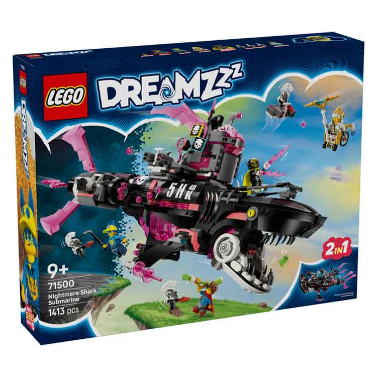 LEGO DREAMZzz Nightmare Shark Submarine 71500 Building Set for Kids