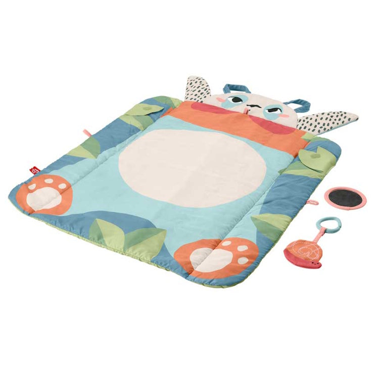 Fisher-Price Planet Friends Panda Play Mat – 3-in-1 Recycled Baby Mat