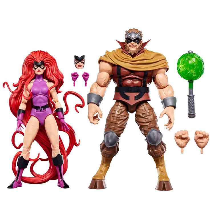 Hasbro Marvel Legends Inhumans Medusa & Gorgon 6-Inch Action Figures
