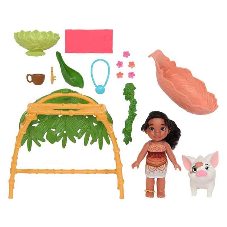 Disney Moana 2 Simea & Pua Bathtime Fun Playset with 10+ Accessories