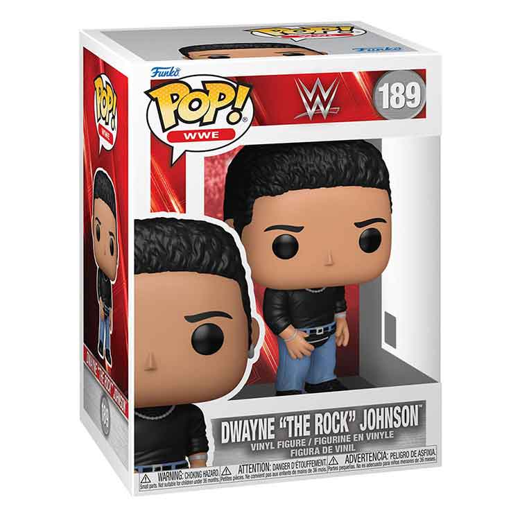 Funko Pop! WWE: Dwayne The Rock Johnson Vinyl Figure - 9cm Collectible