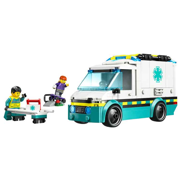 LEGO City Emergency Ambulance 60451 Building Set with Minifigures