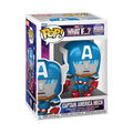 Funko Pop! Marvel What If...? Captain America Vinyl Figure – 9cm