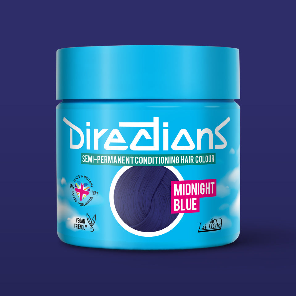 La Riche Directions Midnight Blue Semi Permanent Hair Dye - 100ml