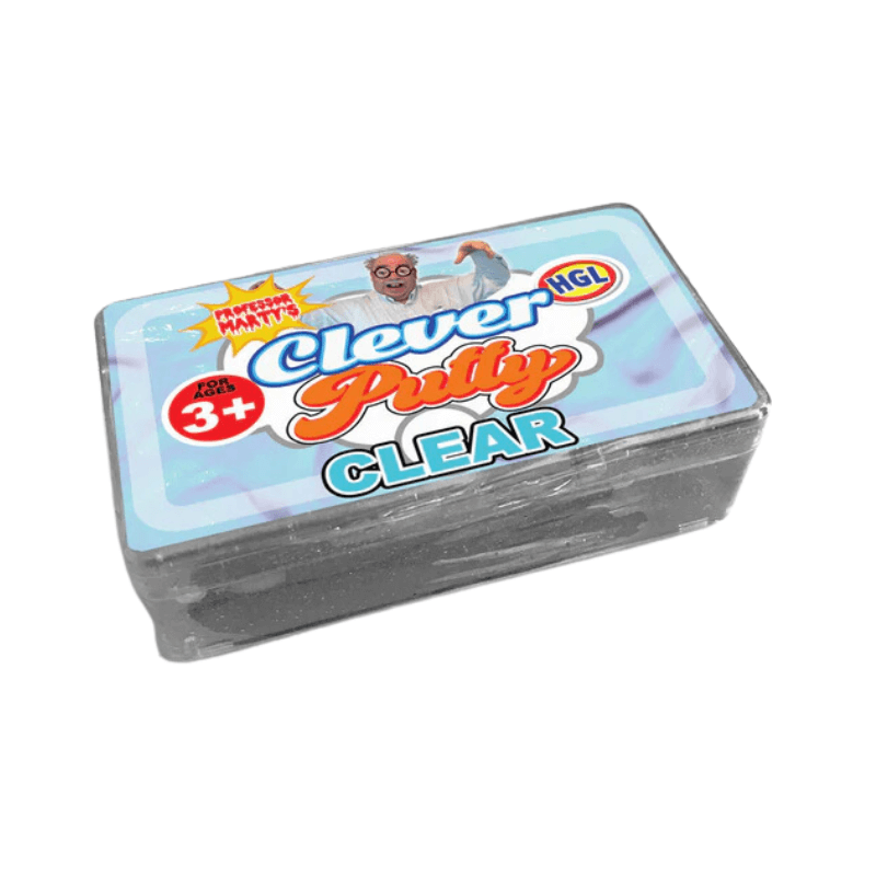 Professor Marty's Clever Putty – Clear Glow in the Dark Fidget Toy