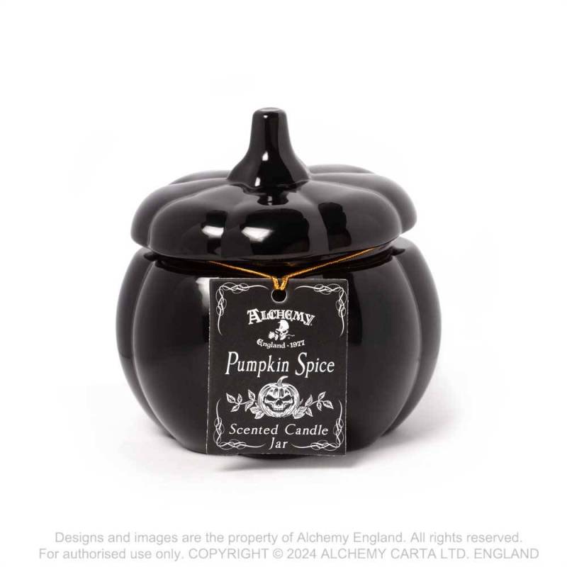 Alchemy Pumpkin Spice Scented Candle – Small Glass Jar by Kate's Clothing