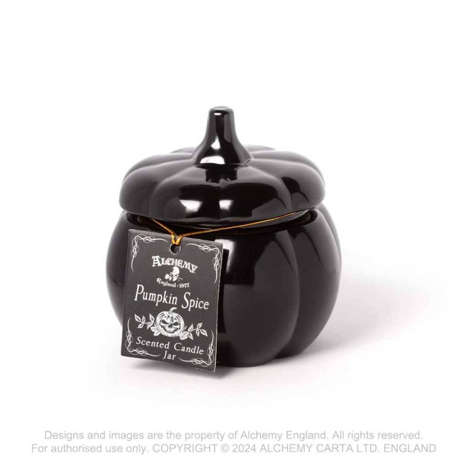 Alchemy Pumpkin Spice Scented Candle – Small Glass Jar by Kate's Clothing