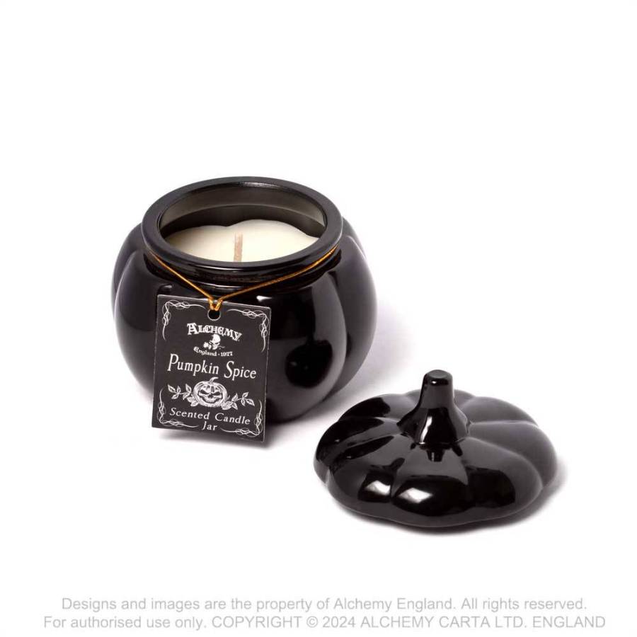 Alchemy Pumpkin Spice Scented Candle – Small Glass Jar by Kate's Clothing