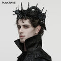 Punk Rave Goth Coiling Dragon Crown | 3D Printed Spiked Headpiece