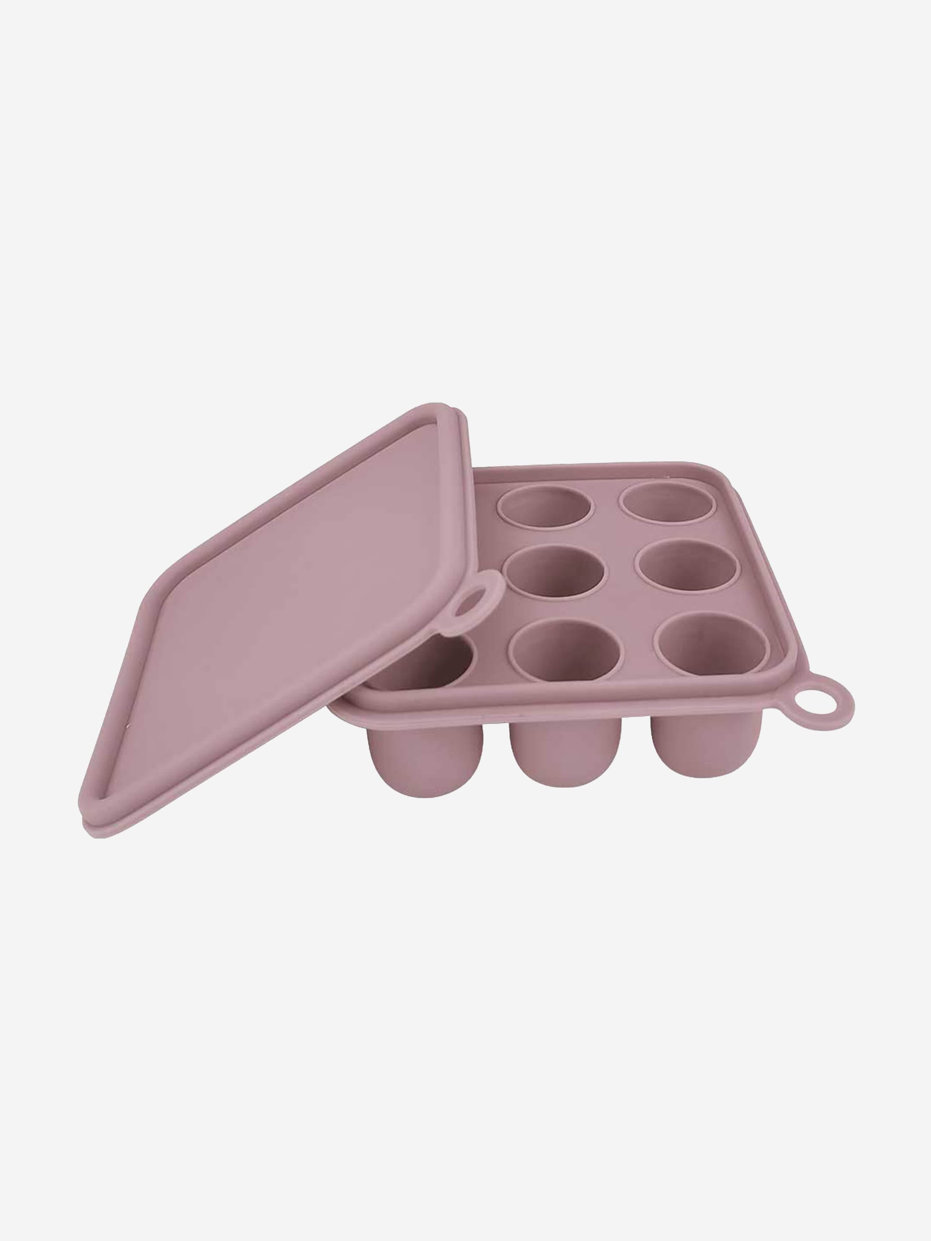 Bloom Bambini Silicone Baby Food Freezer Trays with Cover – Purple