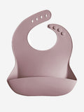 Bloom Bambini Baby Silicone Bib – Adjustable Catch-All Pouch in Purple