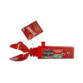 PoundFun Frog Pop Desk Clip & Fidget Toy – Strawberry Red Stationery