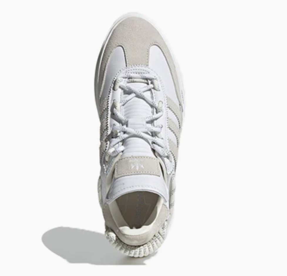 Adidas Ivy Park Super Sleek 72 Icy Park White Leather Platform Trainers