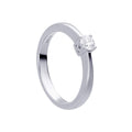 Gecko Jewellery Sterling Silver Four Claw Solitaire Zirconia Ring