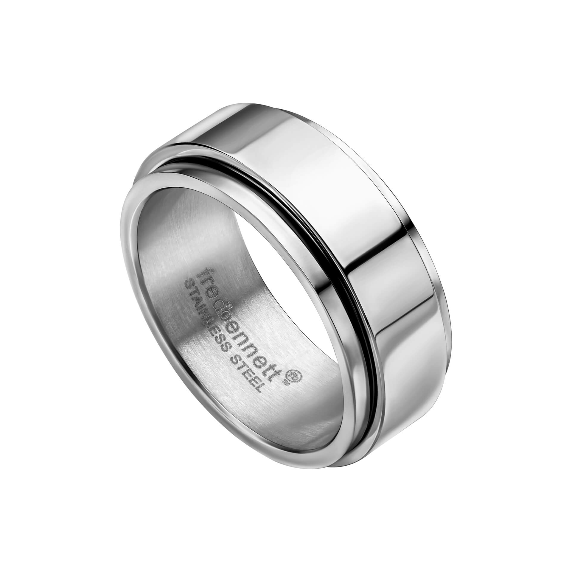 Gecko Jewellery Retail Smaller Fit Spinner Ring – Polished Finish