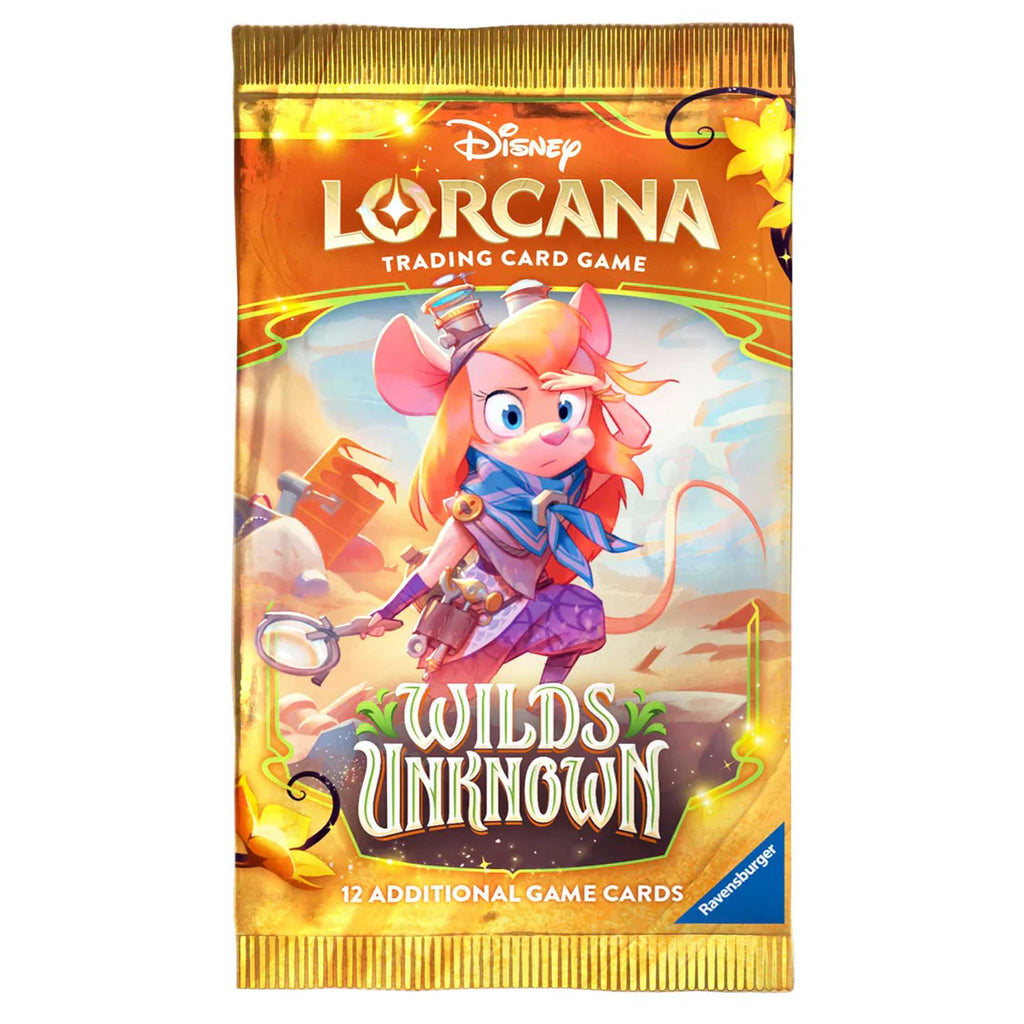 Disney Lorcana TCG: Wilds Unknown Booster Pack - 12 Trading Cards