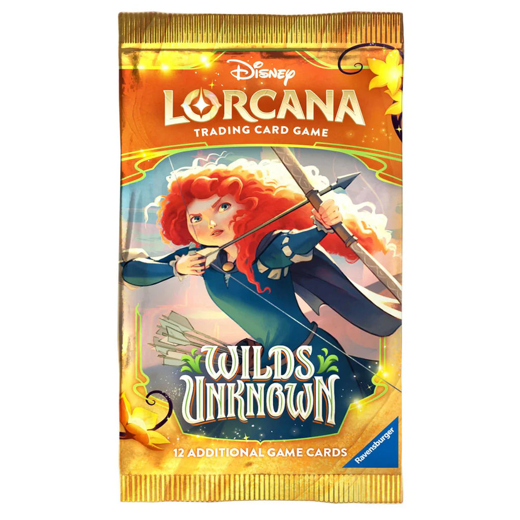 Disney Lorcana TCG: Wilds Unknown Booster Pack - 12 Trading Cards