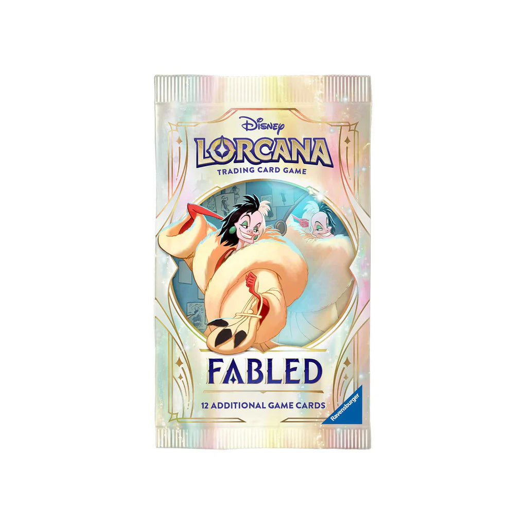 Disney Lorcana TCG: Set 9 Fabled Booster Pack - Collectible Trading Cards