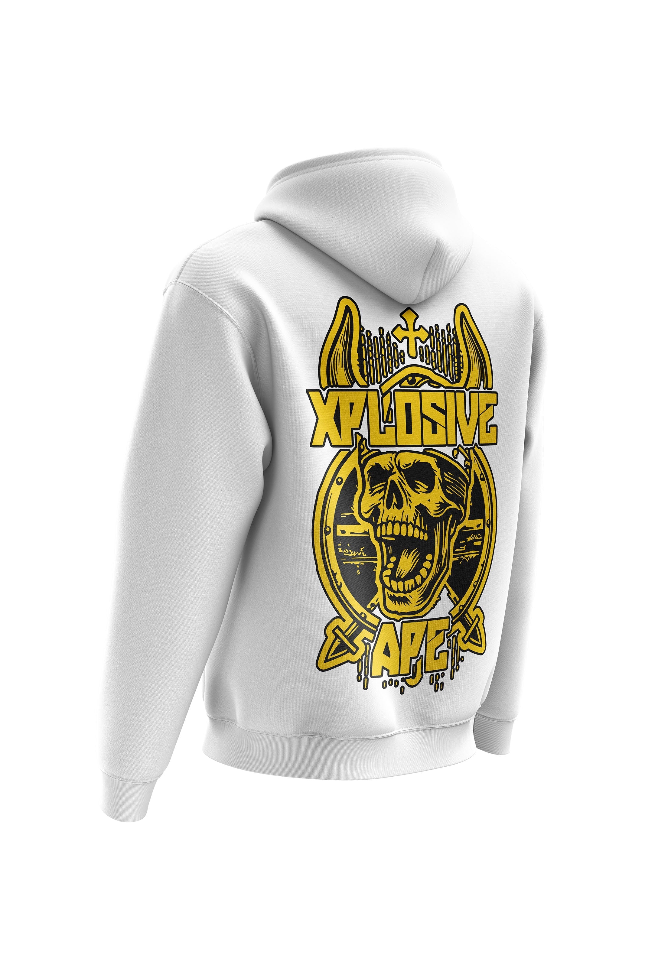 XAPE Raider Hoodie & Tee Combo - White