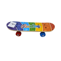 PoundFun Children's Rainbow Skateboard – 43cm Beginner Kids Skateboard