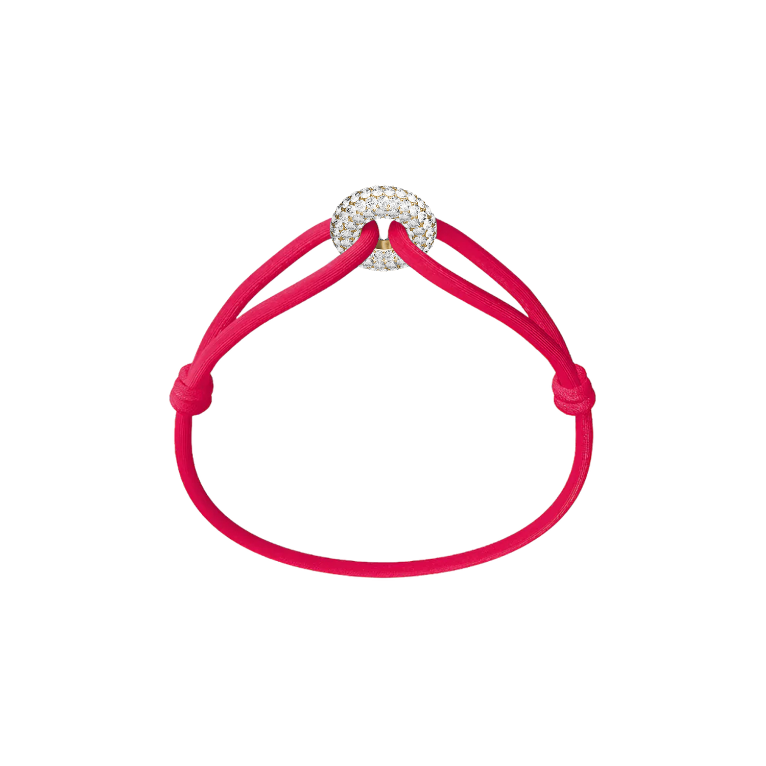 Golden Soho Pavé Cord Bracelet