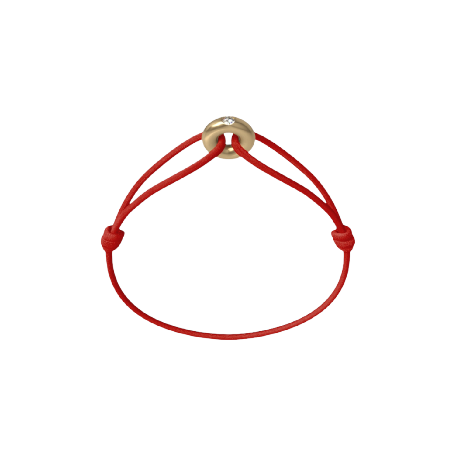 Mini Golden Soho Diamond Cord Bracelet