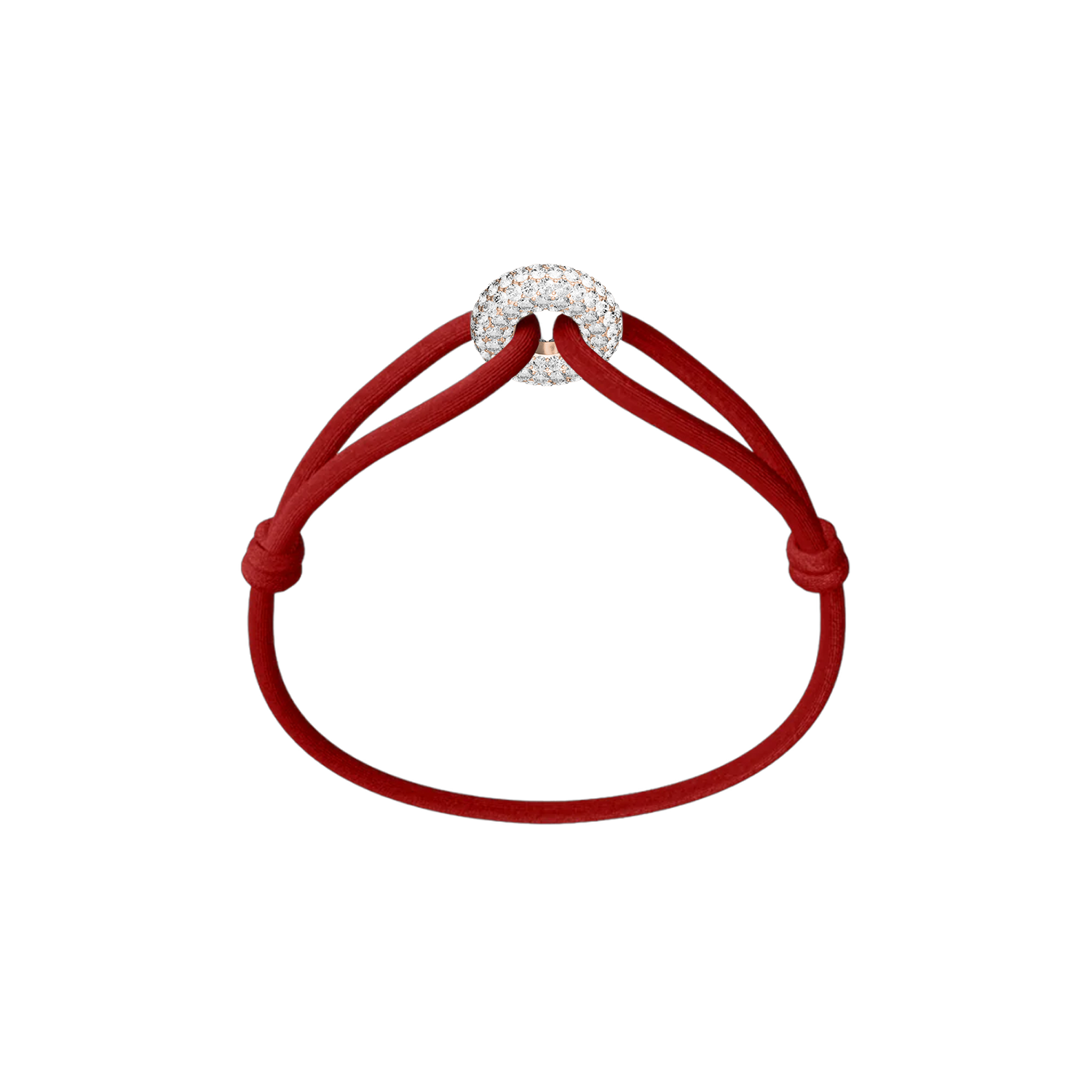 Rose Soho Pavé Cord Bracelet