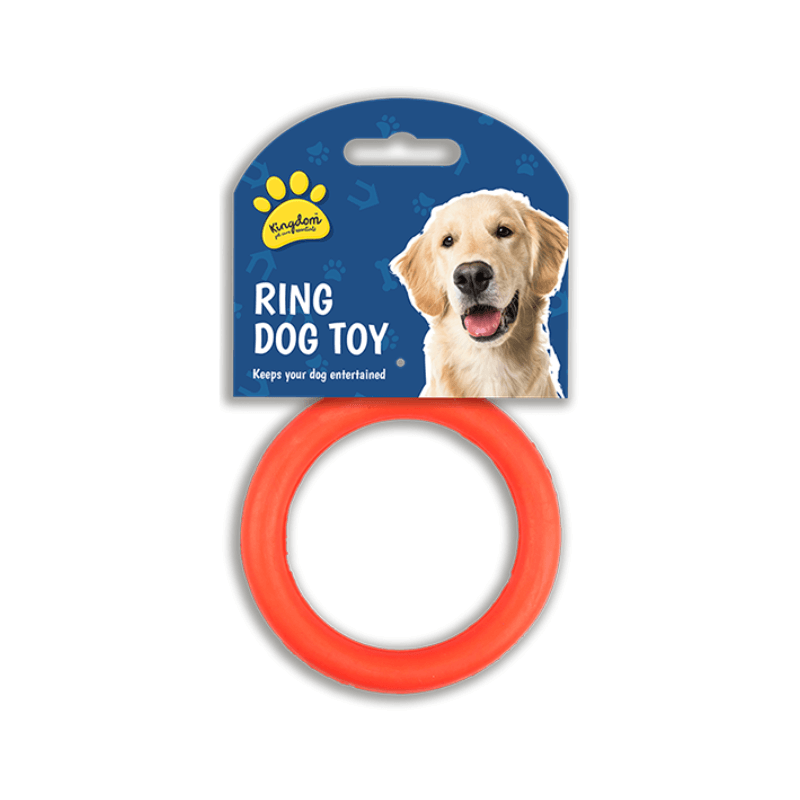 PoundFun Ring Dog Toy – Durable Circular Chew Toy for Interactive Play