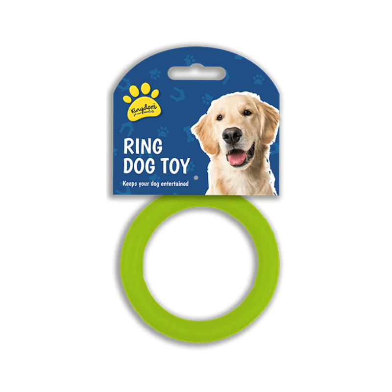 PoundFun Ring Dog Toy – Durable Circular Chew Toy for Interactive Play