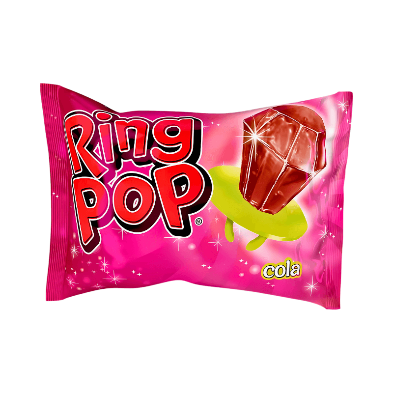 Ring Pop Cola Flavoured Wearable Lollipop Candy by PoundFun – 15g