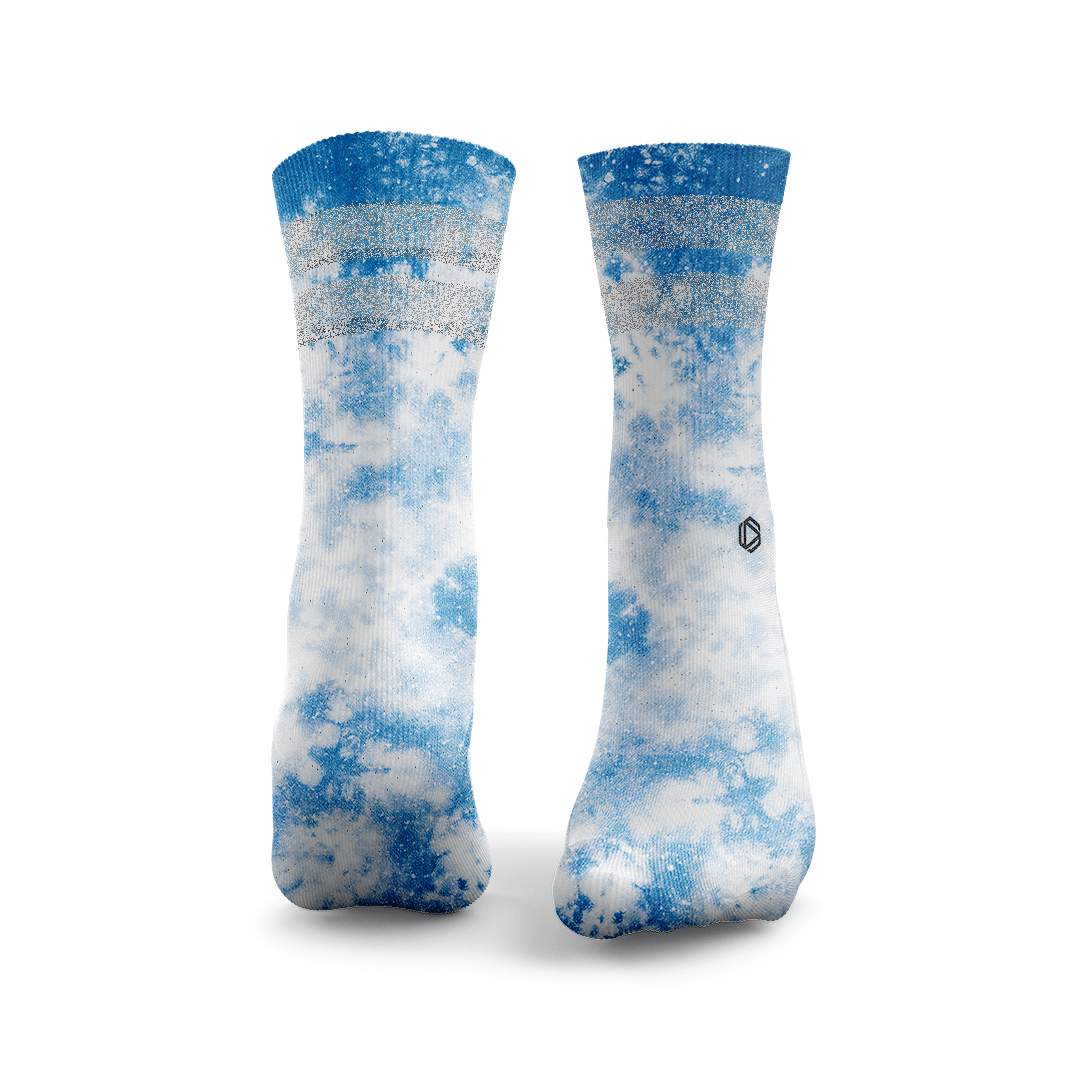 Tie Dye Glitter Socks